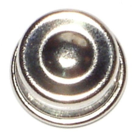 MIDWEST FASTENER 1/4" Chrome Plated Steel Push Nuts 1 12PK 34141